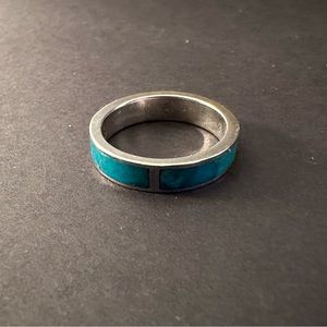 Silpada Sterling Silver & Turquoise Ring Size 5-1/2